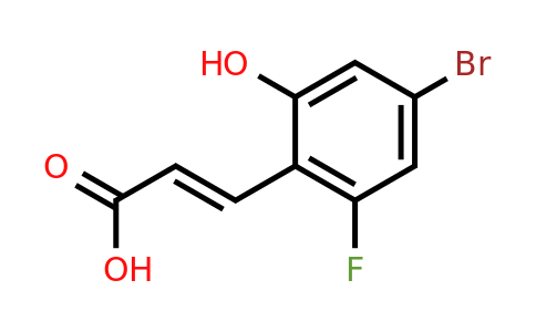 1807412-77-6 | 4-Bromo-2-fluoro-6-hydroxycinnamic acid