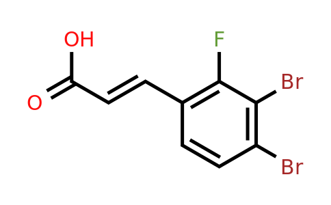 1807412-94-7 | 3,4-Dibromo-2-fluorocinnamic acid
