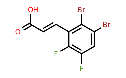 1807413-16-6 | 2,3-Dibromo-5,6-difluorocinnamic acid