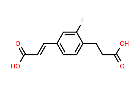1807413-18-8 | 4-(2-Carboxyethyl)-3-fluorocinnamic acid