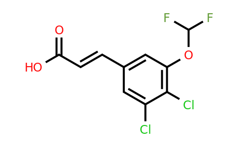 1807413-35-9 | 3,4-Dichloro-5-(difluoromethoxy)cinnamic acid