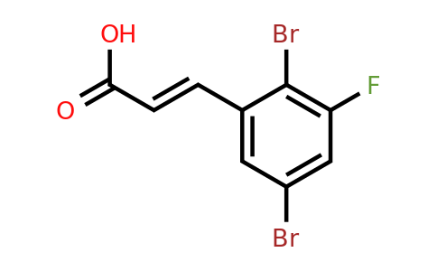 1807413-39-3 | 2,5-Dibromo-3-fluorocinnamic acid