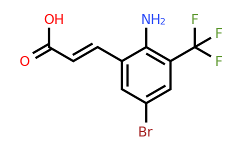 1807413-41-7 | 2-Amino-5-bromo-3-(trifluoromethyl)cinnamic acid
