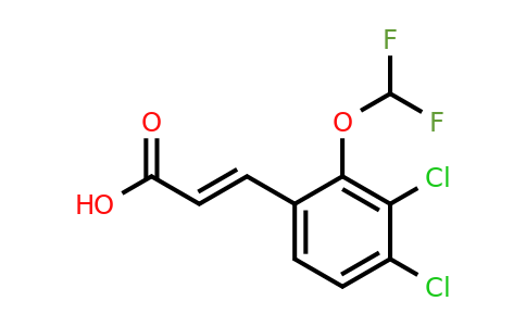 1807413-49-5 | 3,4-Dichloro-2-(difluoromethoxy)cinnamic acid