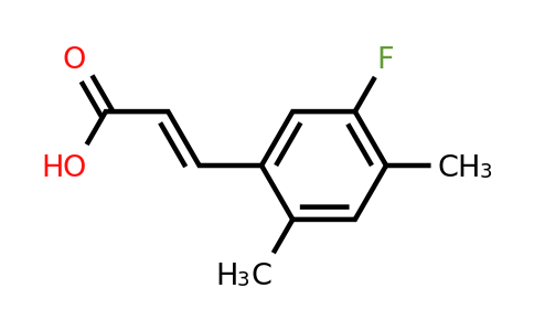 1807413-87-1 | 2,4-Dimethyl-5-fluorocinnamic acid