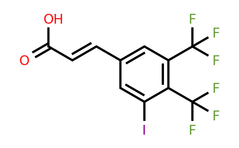 1807414-29-4 | 3,4-Bis(trifluoromethyl)-5-iodocinnamic acid