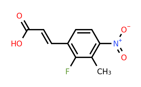 1807414-89-6 | 2-Fluoro-3-methyl-4-nitrocinnamic acid