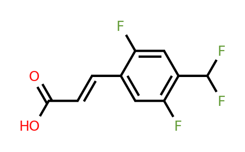 1807415-00-4 | 2,5-Difluoro-4-(difluoromethyl)cinnamic acid