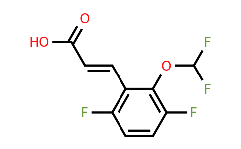 1807415-10-6 | 3,6-Difluoro-2-(difluoromethoxy)cinnamic acid