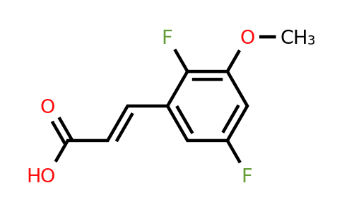 1807415-14-0 | 2,5-Difluoro-3-methoxycinnamic acid