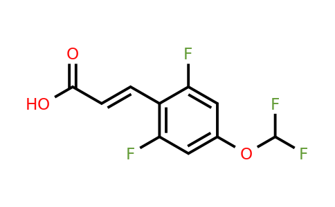 1807415-32-2 | 2,6-Difluoro-4-(difluoromethoxy)cinnamic acid