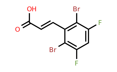 1807415-41-3 | 2,6-Dibromo-3,5-difluorocinnamic acid