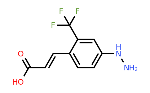 1807415-93-5 | 4-Hydrazinyl-2-(trifluoromethyl)cinnamic acid