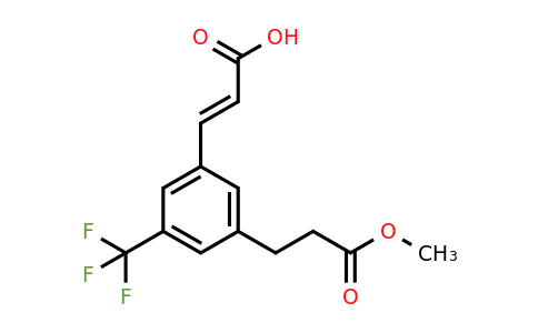 1807416-17-6 | 3-(3-Methoxy-3-oxopropyl)-5-(trifluoromethyl)cinnamic acid