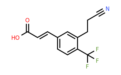 1807416-25-6 | 3-(2-Cyanoethyl)-4-(trifluoromethyl)cinnamic acid