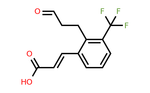 1807416-51-8 | 2-(3-Oxopropyl)-3-(trifluoromethyl)cinnamic acid