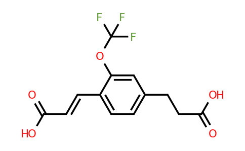 1807416-89-2 | 4-(2-Carboxyethyl)-2-(trifluoromethoxy)cinnamic acid