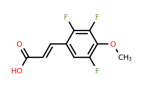 1807417-18-0 | 4-Methoxy-2,3,5-trifluorocinnamic acid