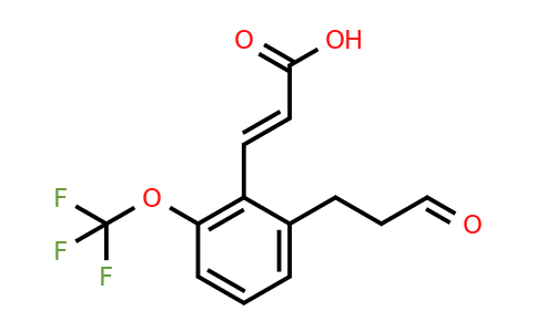 1807418-35-4 | 2-(3-Oxopropyl)-6-(trifluoromethoxy)cinnamic acid