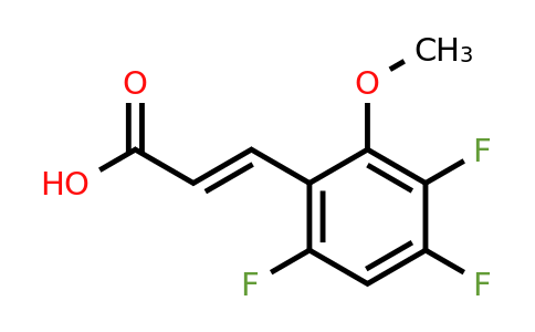 1807418-45-6 | 2-Methoxy-3,4,6-trifluorocinnamic acid