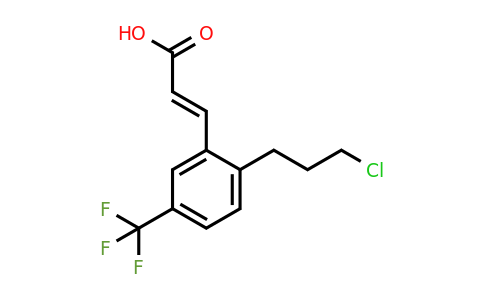 1807418-52-5 | 2-(3-Chloropropyl)-5-(trifluoromethyl)cinnamic acid