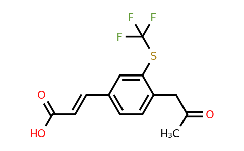 1807418-69-4 | 4-(2-Oxopropyl)-3-(trifluoromethylthio)cinnamic acid