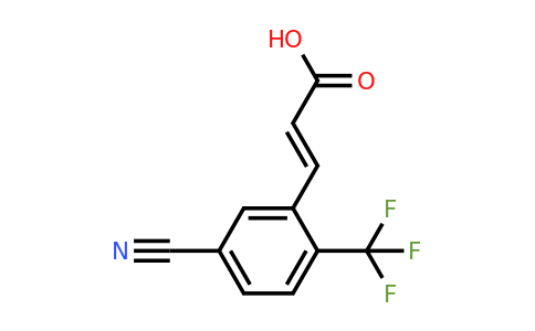1807418-98-9 | 5-Cyano-2-(trifluoromethyl)cinnamic acid