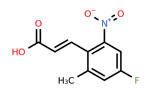 1807419-38-0 | 4-Fluoro-2-methyl-6-nitrocinnamic acid