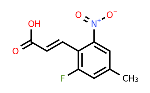 1807419-45-9 | 2-Fluoro-4-methyl-6-nitrocinnamic acid