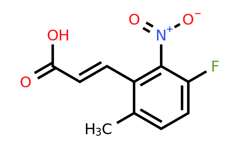 1807419-51-7 | 3-Fluoro-6-methyl-2-nitrocinnamic acid