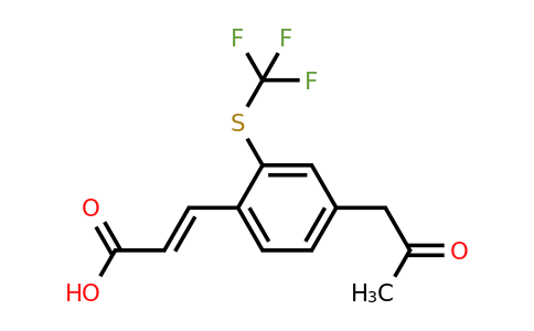 1807420-05-8 | 4-(2-Oxopropyl)-2-(trifluoromethylthio)cinnamic acid
