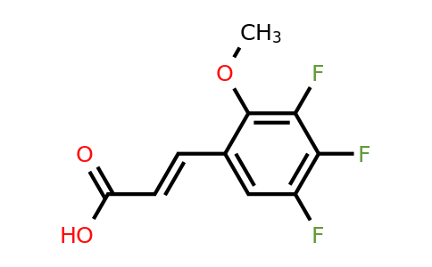 1807422-34-9 | 2-Methoxy-3,4,5-trifluorocinnamic acid