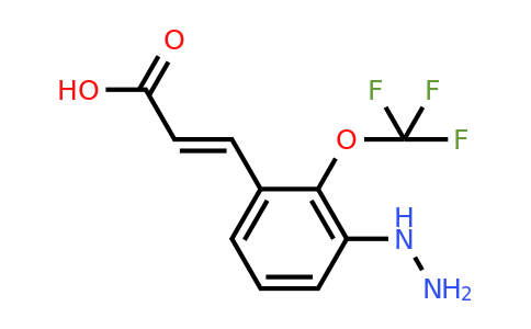 1807426-80-7 | 3-Hydrazinyl-2-(trifluoromethoxy)cinnamic acid