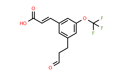 1807427-28-6 | 3-(3-Oxopropyl)-5-(trifluoromethoxy)cinnamic acid