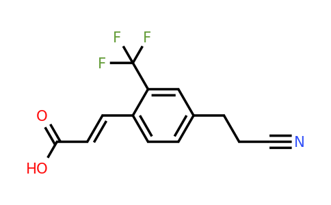 1807428-87-0 | 4-(2-Cyanoethyl)-2-(trifluoromethyl)cinnamic acid