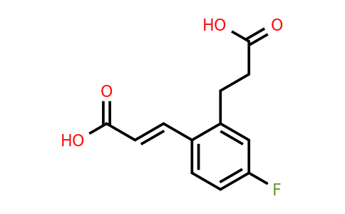 1807431-92-0 | 2-(2-Carboxyethyl)-4-fluorocinnamic acid