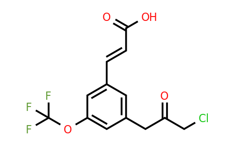1807433-03-9 | 3-(3-Chloro-2-oxopropyl)-5-(trifluoromethoxy)cinnamic acid