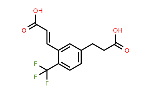 1807433-21-1 | 5-(2-Carboxyethyl)-2-(trifluoromethyl)cinnamic acid
