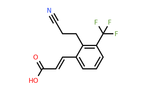 1807433-28-8 | 2-(2-Cyanoethyl)-3-(trifluoromethyl)cinnamic acid