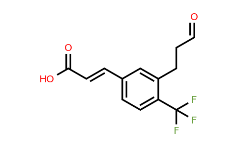 1807433-41-5 | 3-(3-Oxopropyl)-4-(trifluoromethyl)cinnamic acid