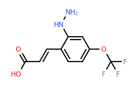 1807433-69-7 | 2-Hydrazinyl-4-(trifluoromethoxy)cinnamic acid