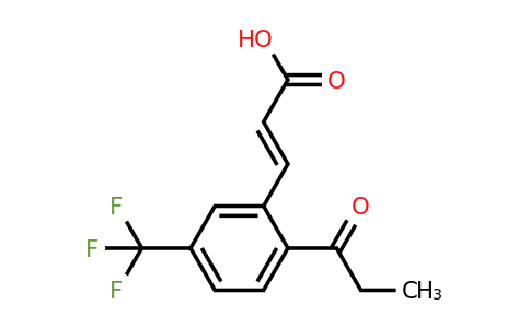 1807434-02-1 | 2-Propionyl-5-(trifluoromethyl)cinnamic acid