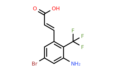 1807434-06-5 | 3-Amino-5-bromo-2-(trifluoromethyl)cinnamic acid
