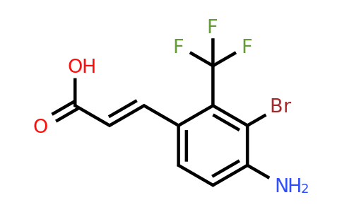 1807434-13-4 | 4-Amino-3-bromo-2-(trifluoromethyl)cinnamic acid