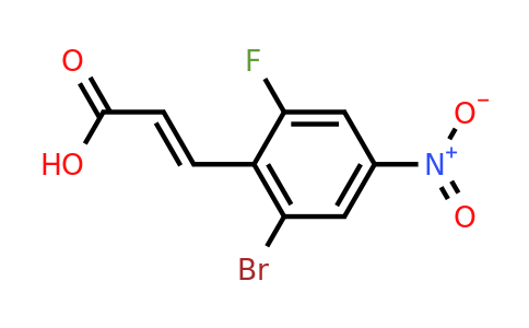 1807434-20-3 | 2-Bromo-6-fluoro-4-nitrocinnamic acid