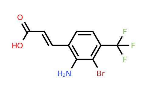 1807435-07-9 | 2-Amino-3-bromo-4-(trifluoromethyl)cinnamic acid