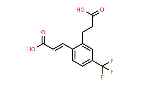 1807435-12-6 | 2-(2-Carboxyethyl)-4-(trifluoromethyl)cinnamic acid