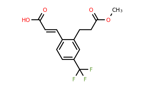 1807435-21-7 | 2-(3-Methoxy-3-oxopropyl)-4-(trifluoromethyl)cinnamic acid