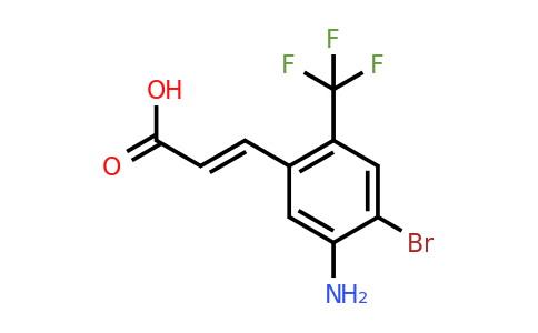 1807435-31-9 | 5-Amino-4-bromo-2-(trifluoromethyl)cinnamic acid