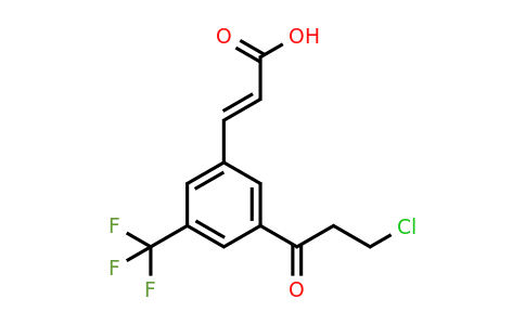 1807435-61-5 | 3-(3-Chloropropanoyl)-5-(trifluoromethyl)cinnamic acid